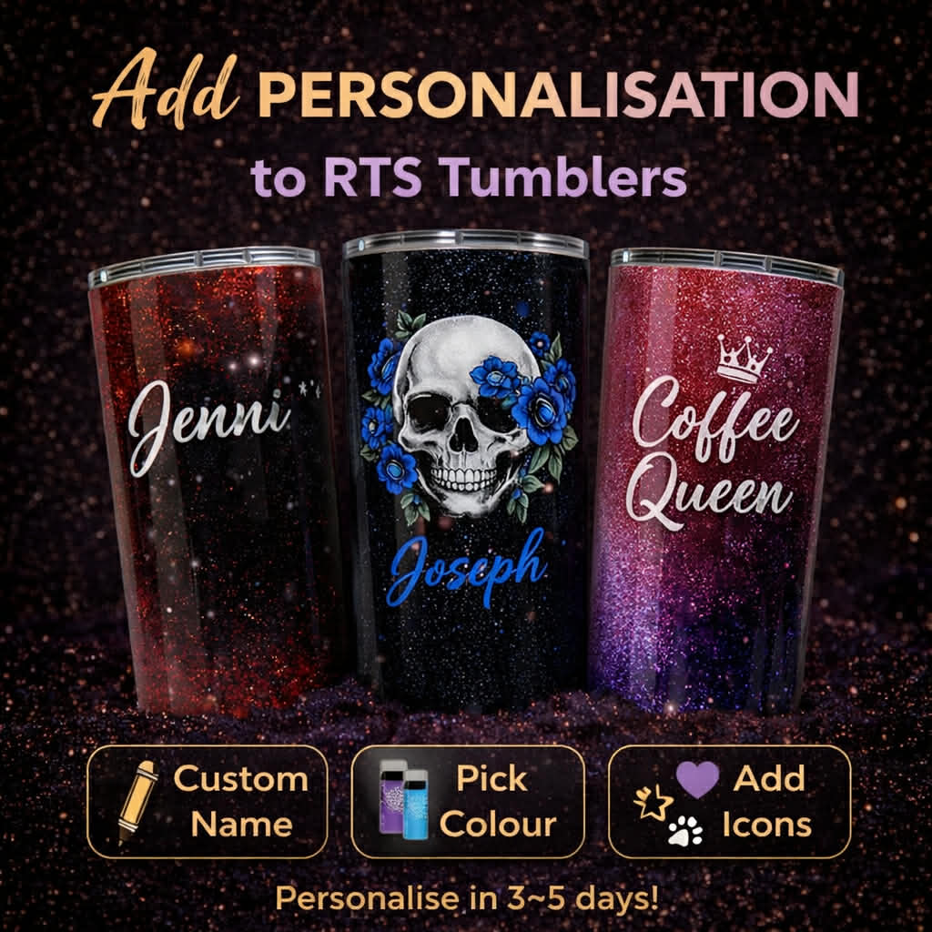 Add Personalisation to Your RTS Tumbler
