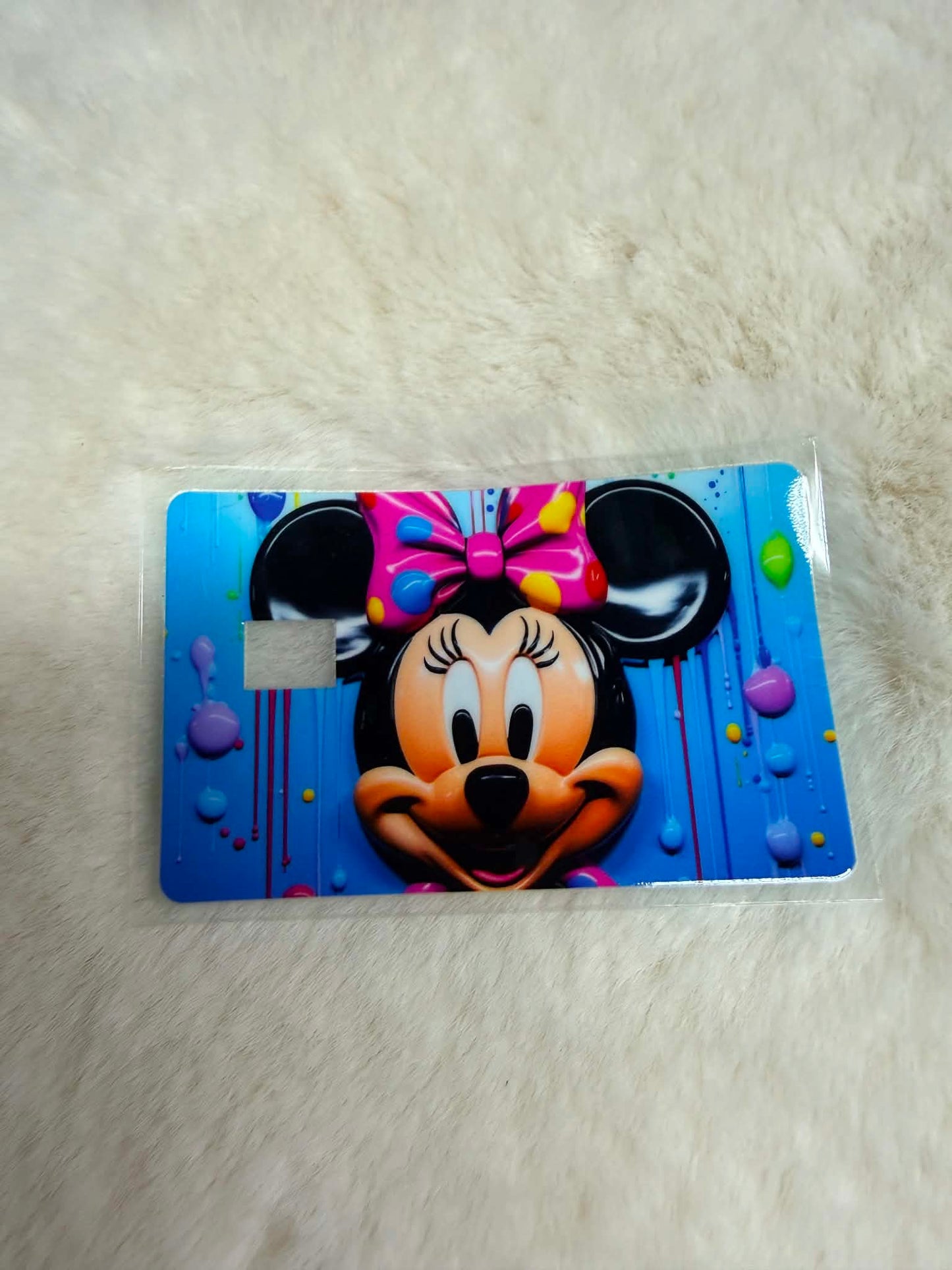 Candy Splash Minnie Bank Card Decal 🎀✨