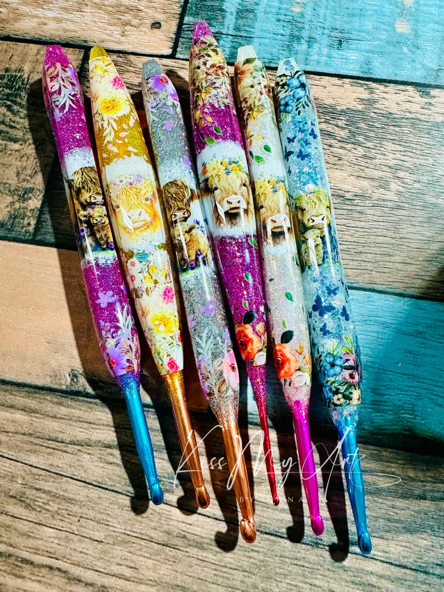 Glitter bomb Crochet Hook