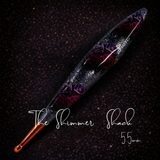 🖤🌹 Petals After Dark – Handmade Resin Crochet Hook 🌹🖤 5.5mm