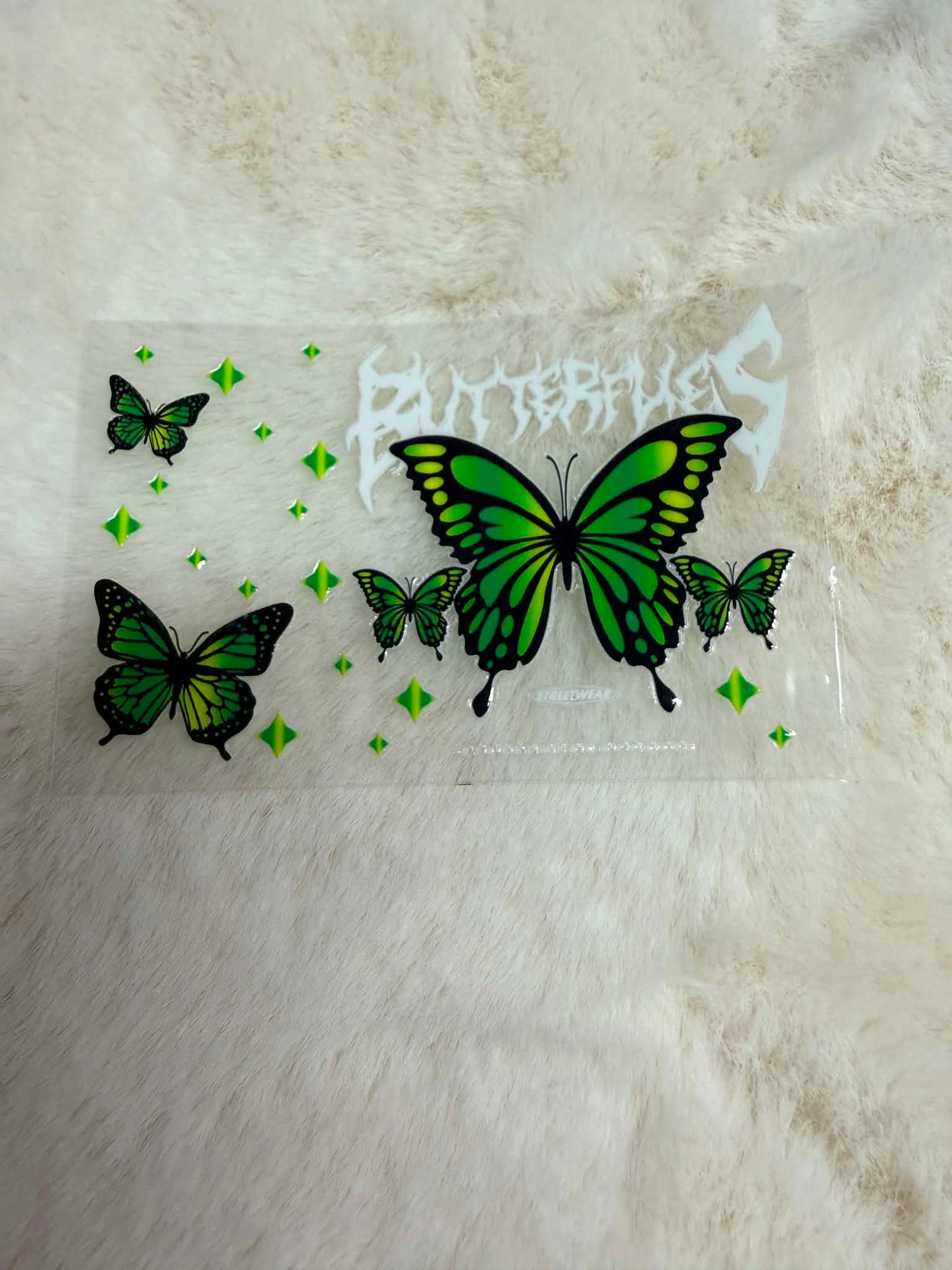 Venom Green Butterfly Bank Card Decal 🦋💚✨