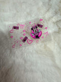 Pink Polka Bow Magic UV DTF Decal 💖🎀✨