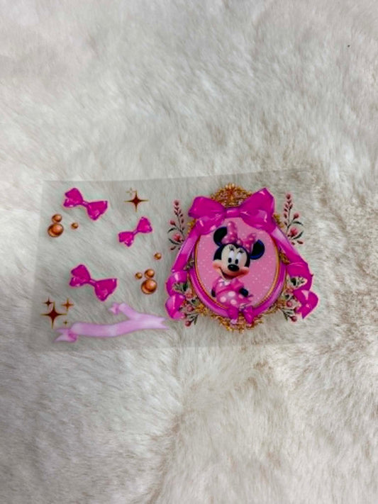 Pink Minnie Magic Bank Card Decal 🎀✨