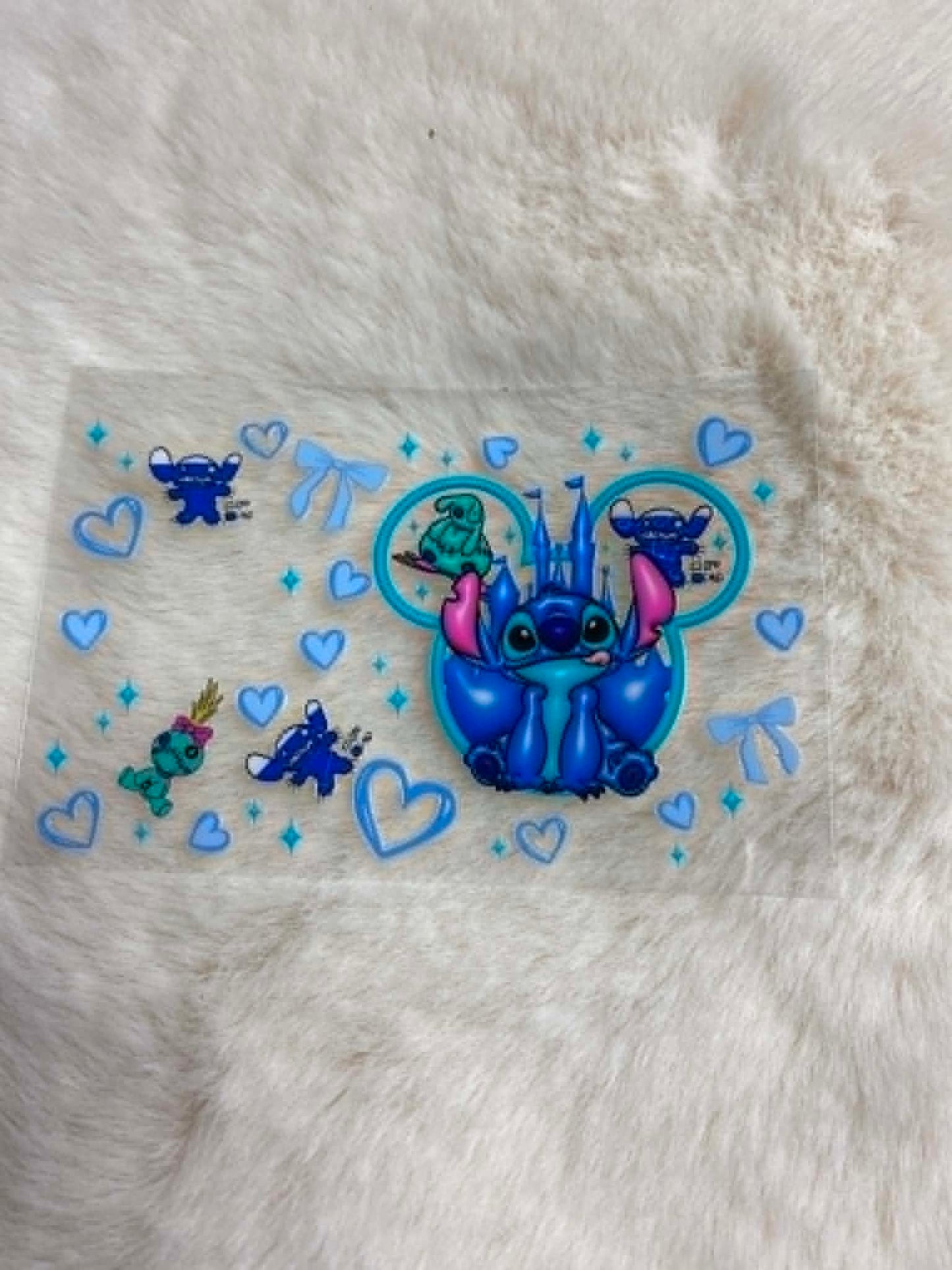 Stitchy Chaos Bank Card Decal 💙✨