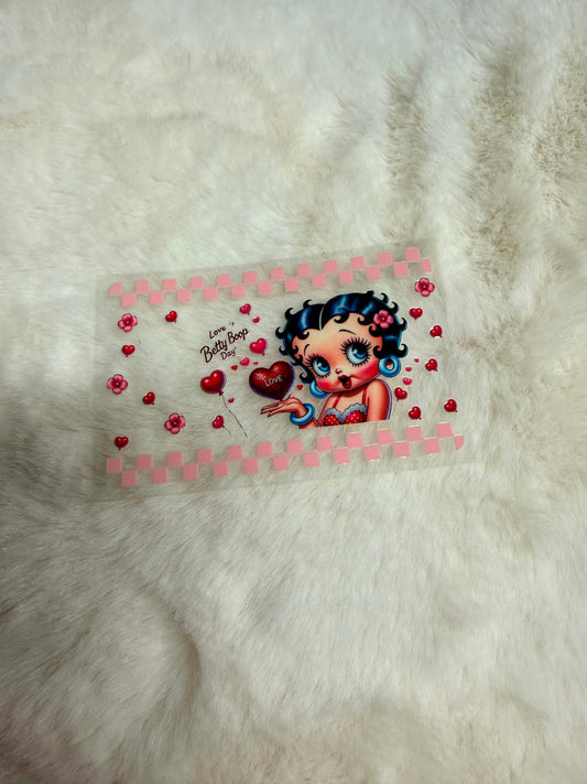 Betty’s Sweetheart Dreams UV DTF Decal 💕🎀✨