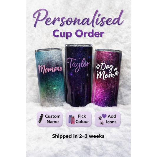 Personalised 20oz Resin Tumbler with Handle