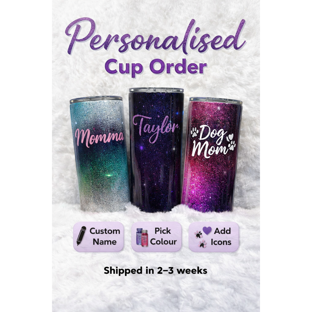 30oz Custom Epoxy tumbler